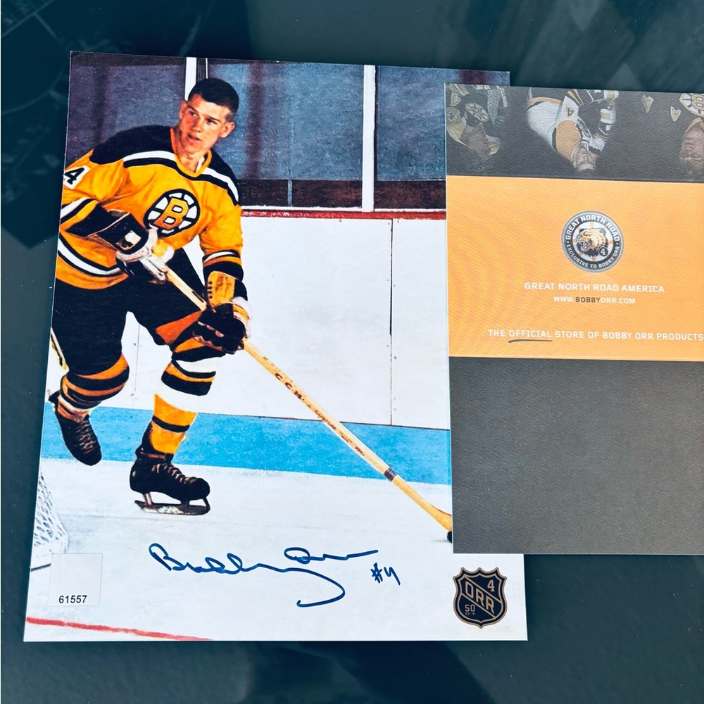 Bobby Orr Signed Hockey Photo
